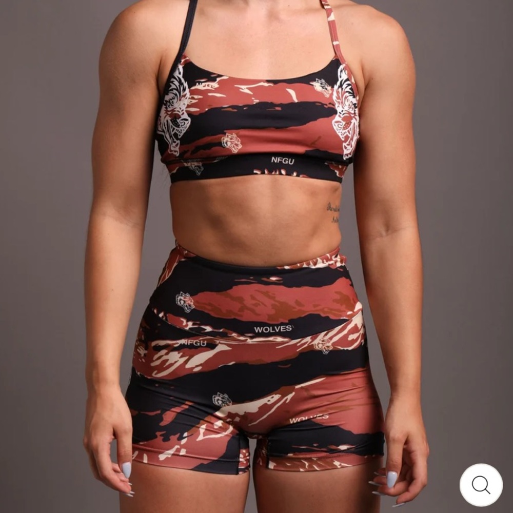 Darc Sport Rather Die Standing Athletic Shorts and Sports Bra